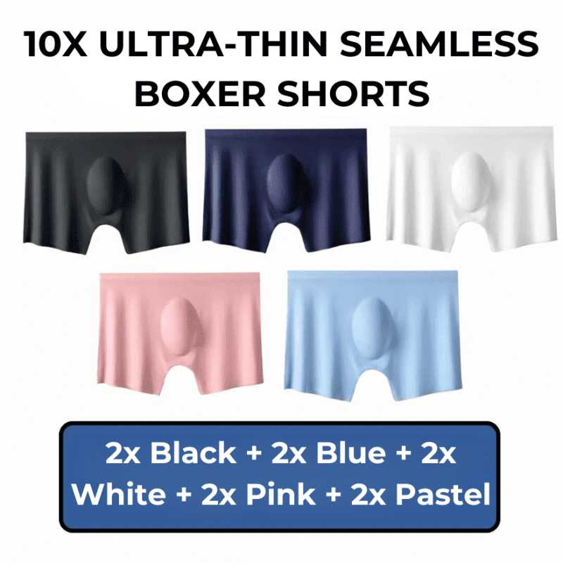 ULTRA-THIN SEAMLESS BOXER SHORTS - Boxhero