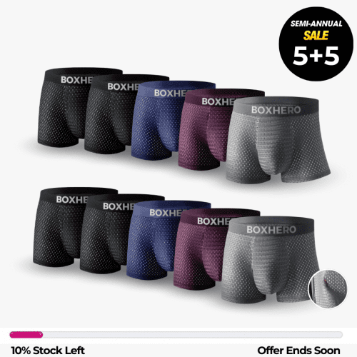 BAMBOO FIBRE BOXER SHORTS - FOR ALL-DAY COMFORT